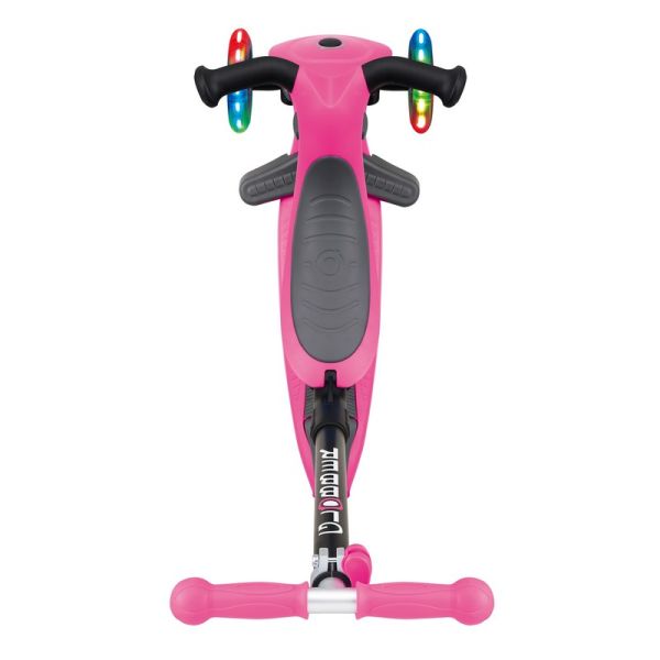 Детский самокат Globber Go Up Foldable Plus Lights 643-110 розовый